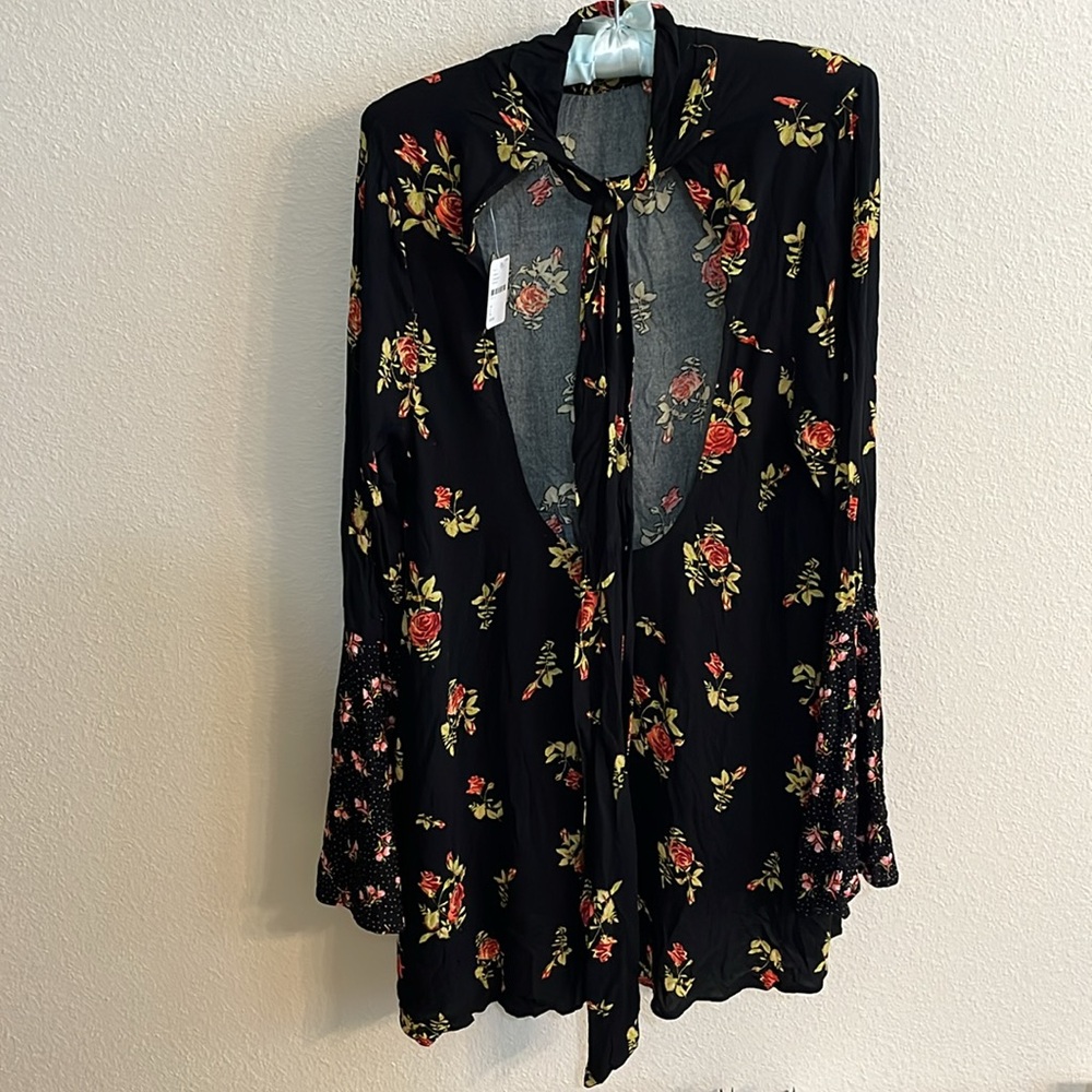 Free People Women’s Tate Tunic Mini Dress NWT Size Large - Picture 9 of 10